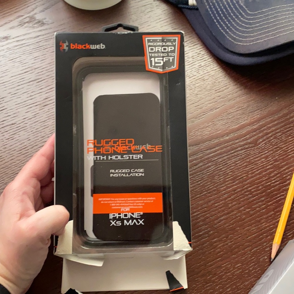New/unused Blackweb Rugged Phone Case with Holster